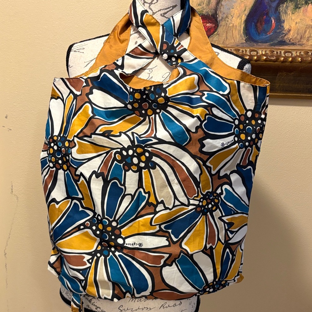 Brighton Multicolor Compact Travel, Shopping Nylon Tote Bag